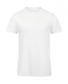 Heren T-shirt Biologisch B&C Inspire Slub White